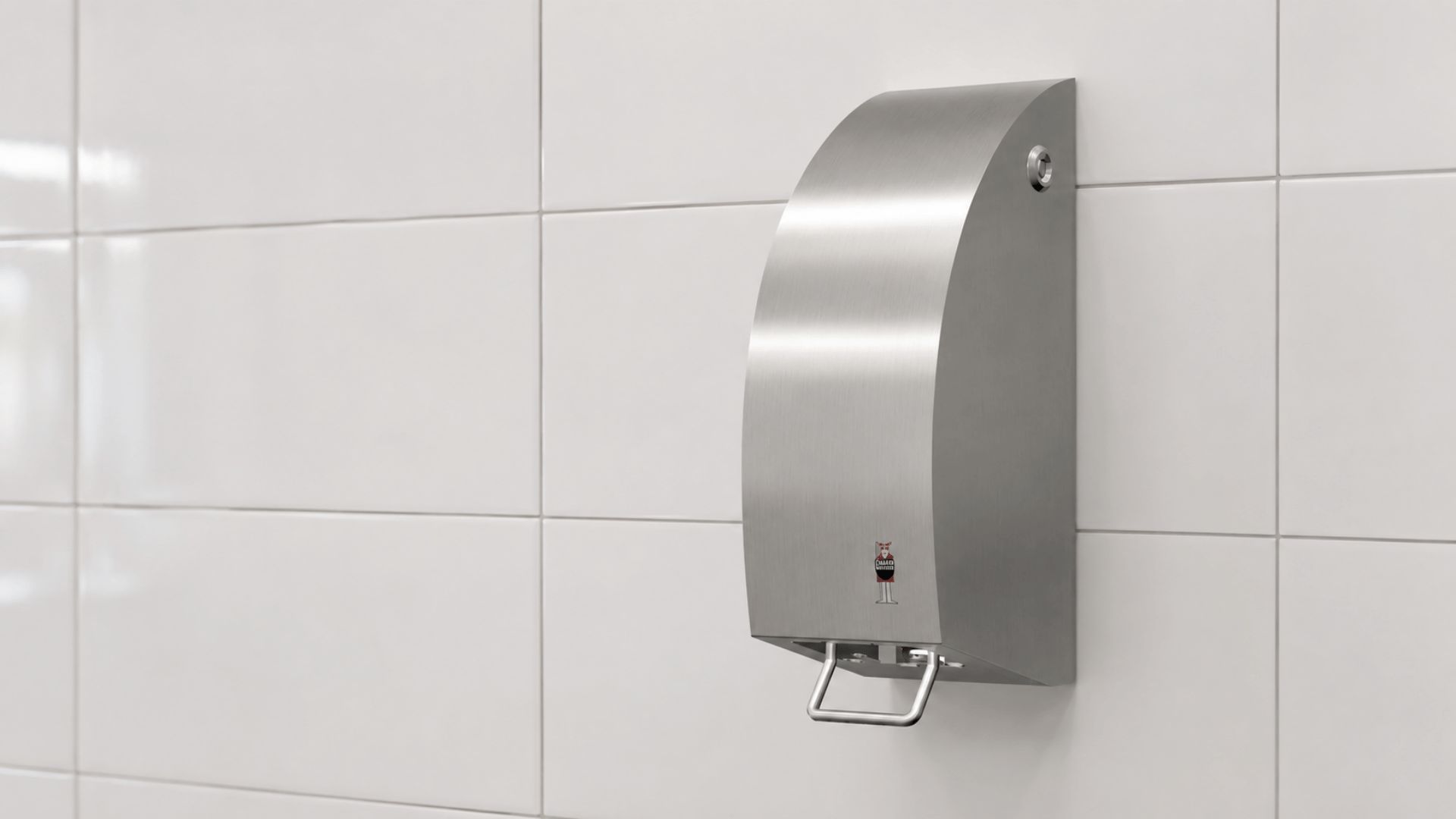 Manual 1.2L soap dispenser, stainless steel