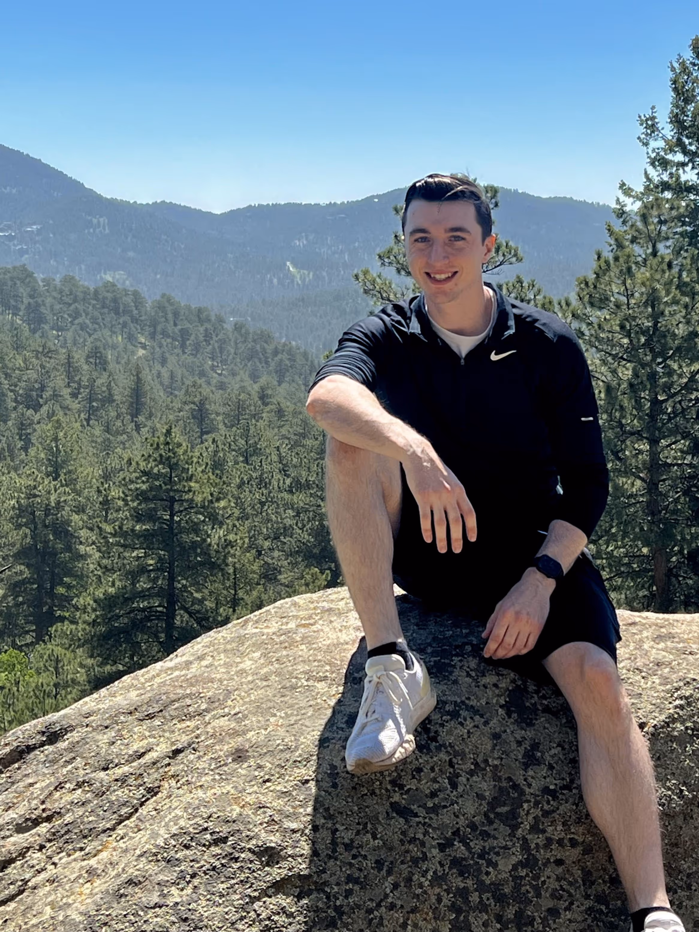Chris Welch—trail summit photo.