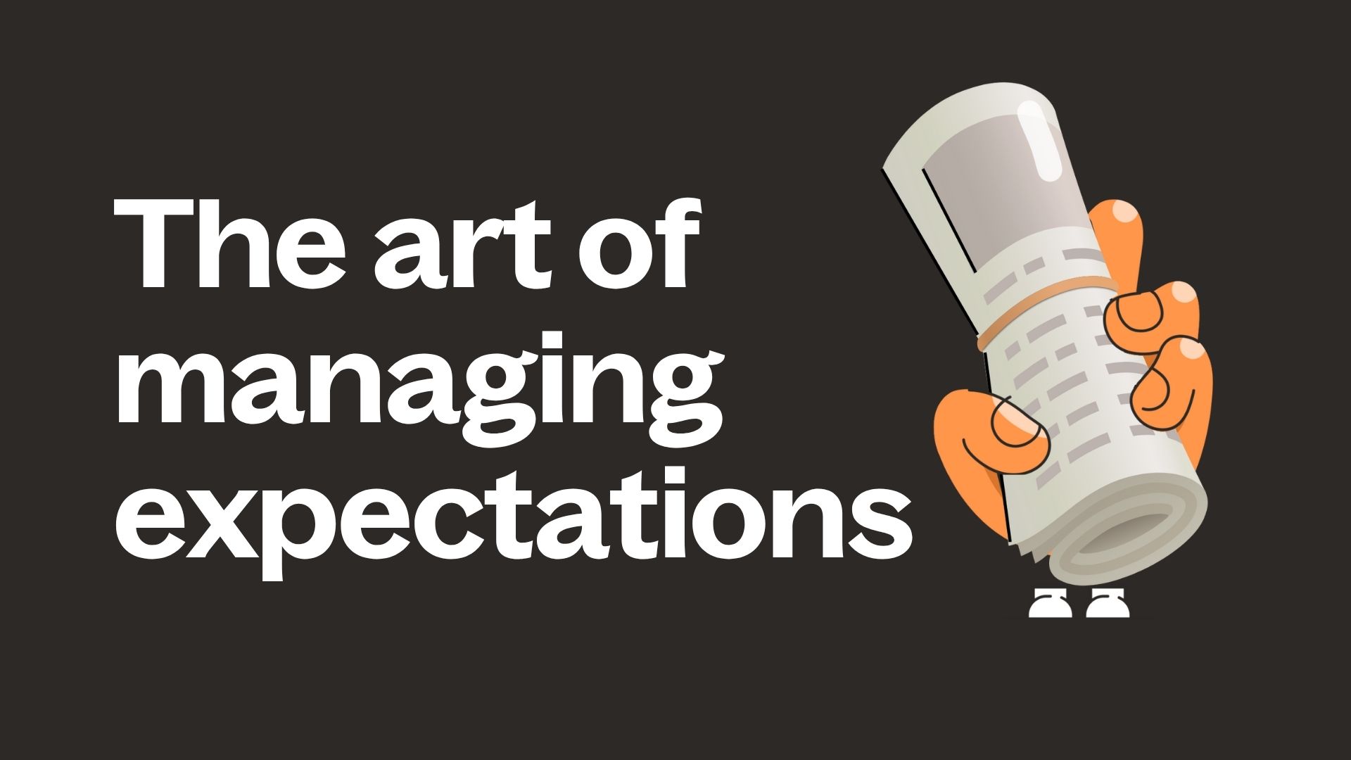 Solver Scoop: The art of managing expectations