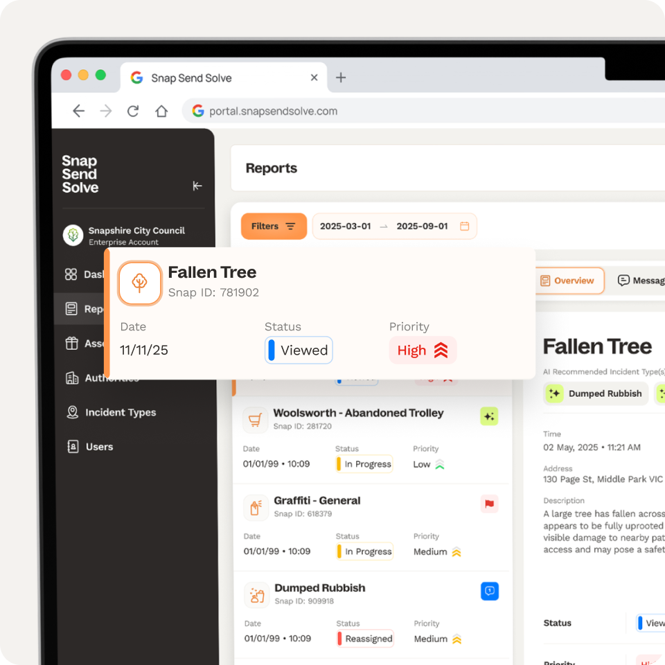 An illustrated graphic of the app screen with a Snapper character