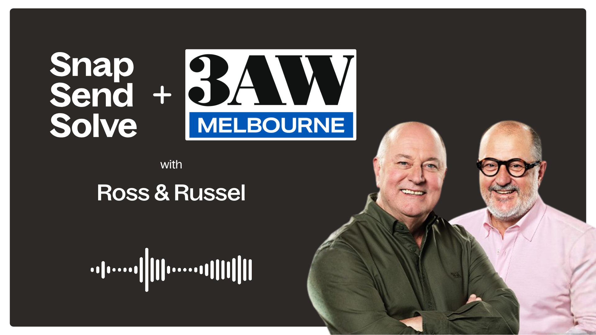 Snap Send Solve joins 3AW Breakfast to talk potholes