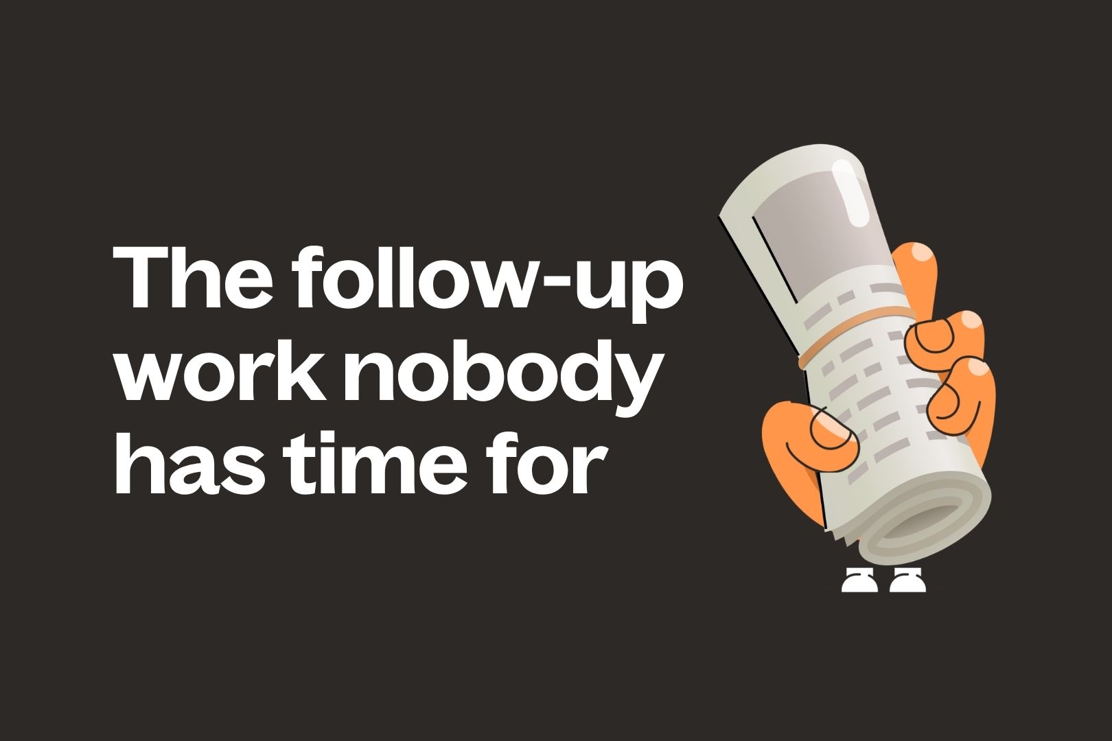 Solver Scoop: The follow-up work nobody has time for