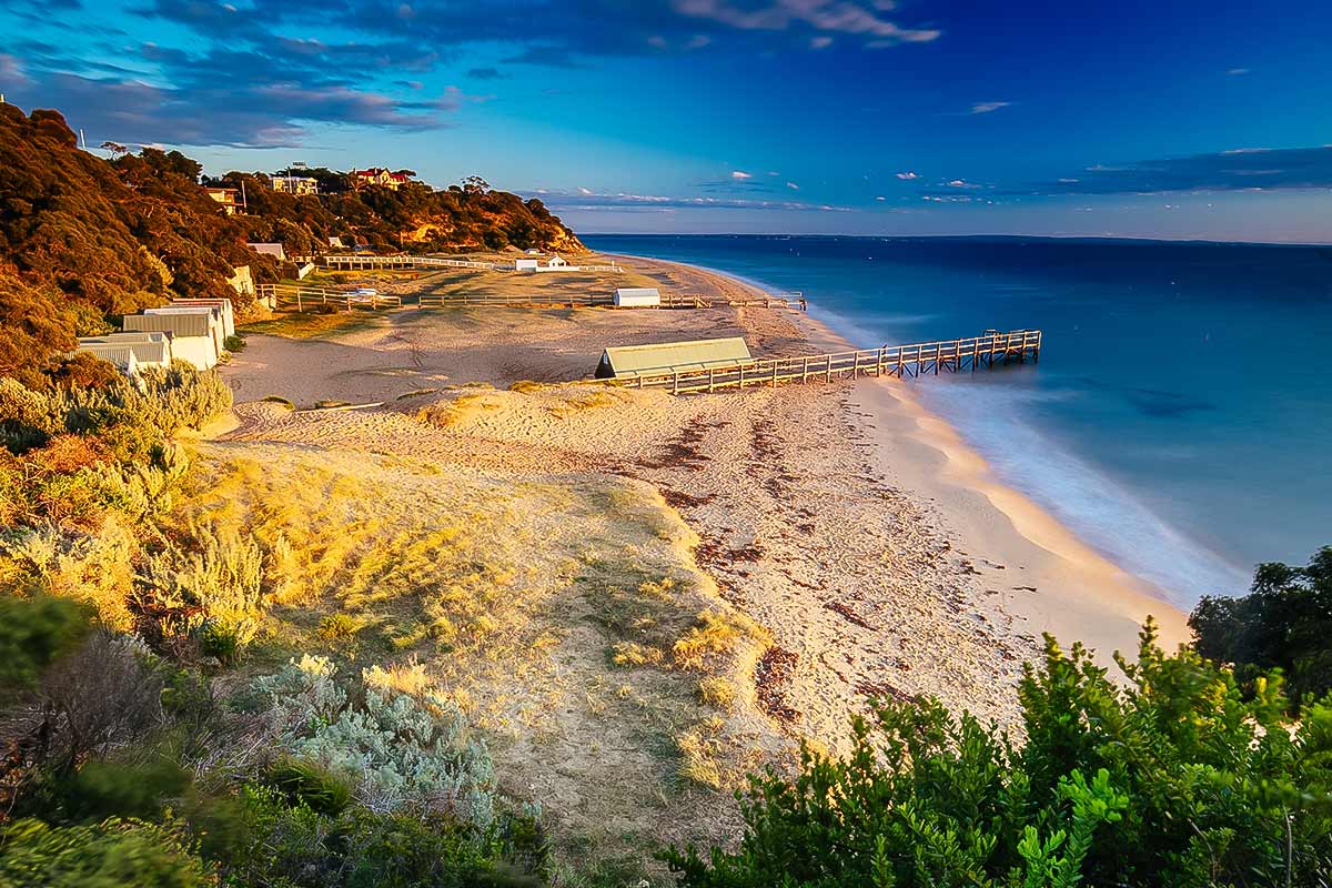 Shelley Beach at Sunset