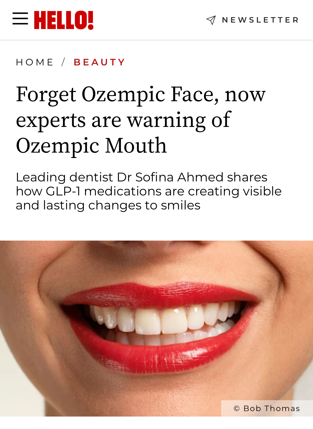 Forget Ozempic Face, now experts are warning of Ozempic Mouth