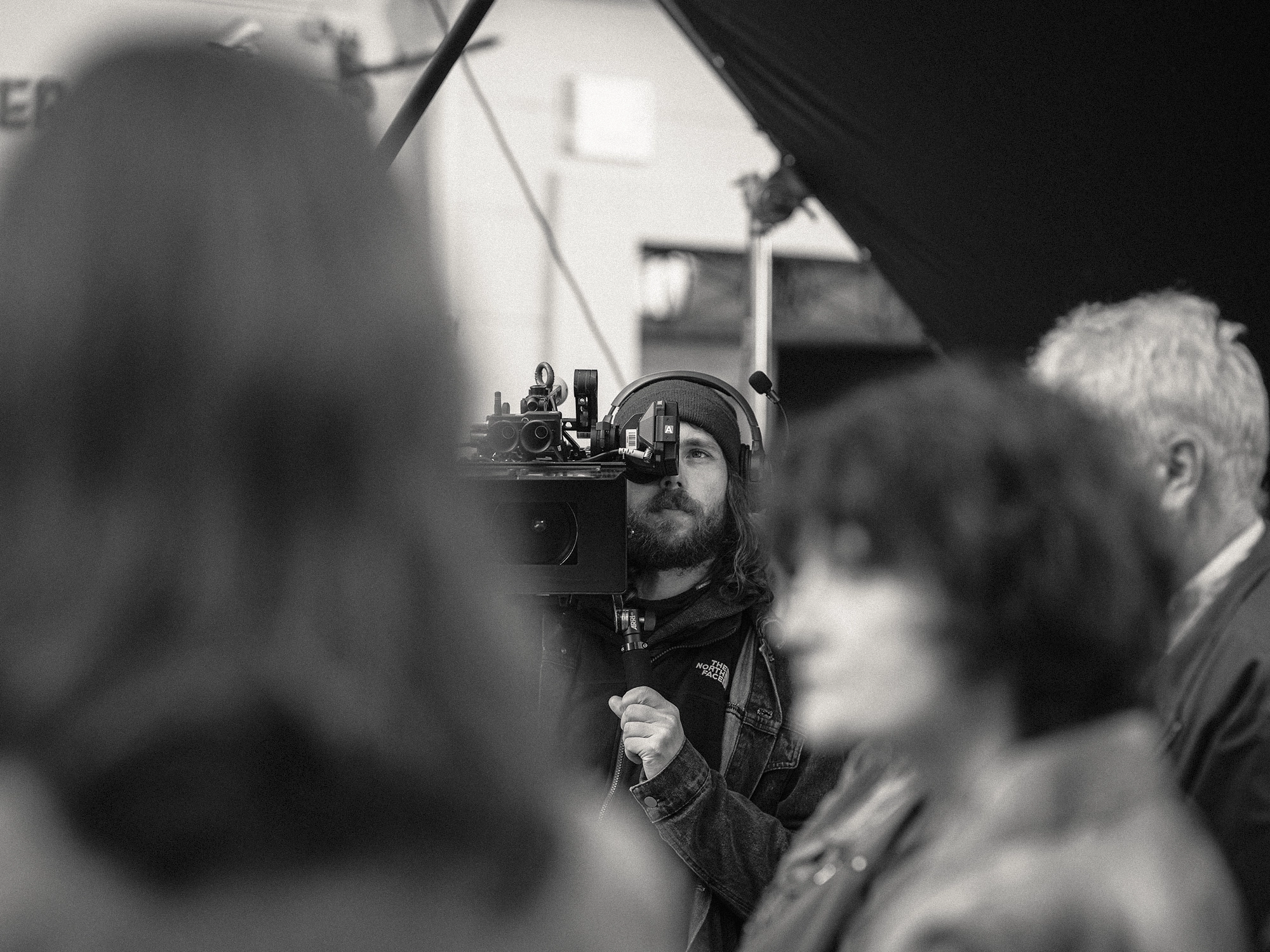 Behind the Scenes from movie Four Minus Three (Vier Minus Drei). Director of Photography Paul Sprinz.