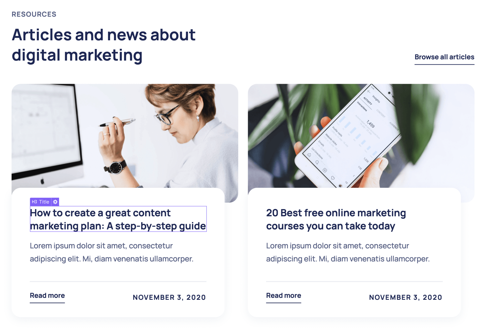 Dynamic Content CMS - Entrepreneur Webflow Template