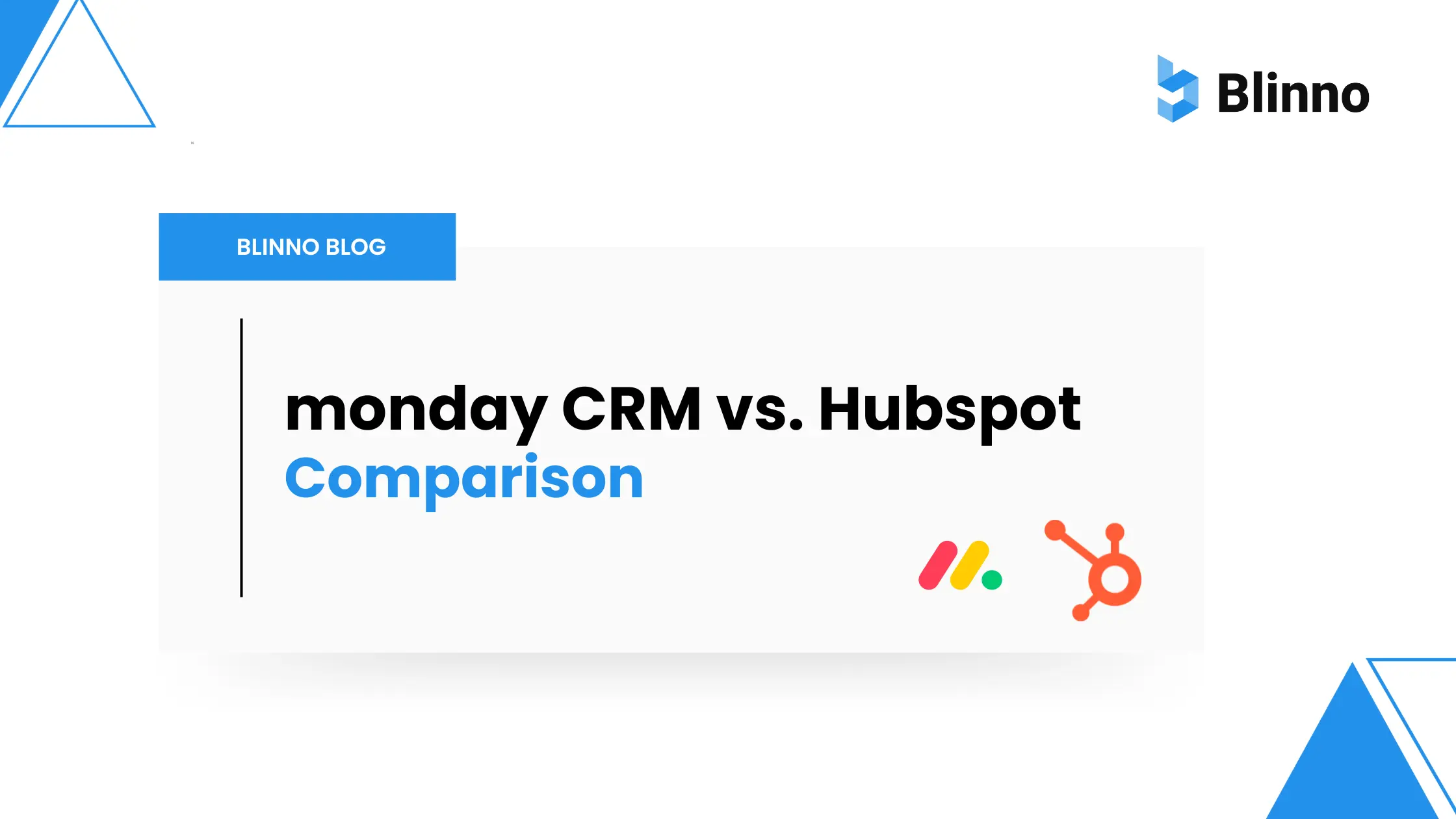 monady CRM vs Hubspot Thumbnail Blinno Blog