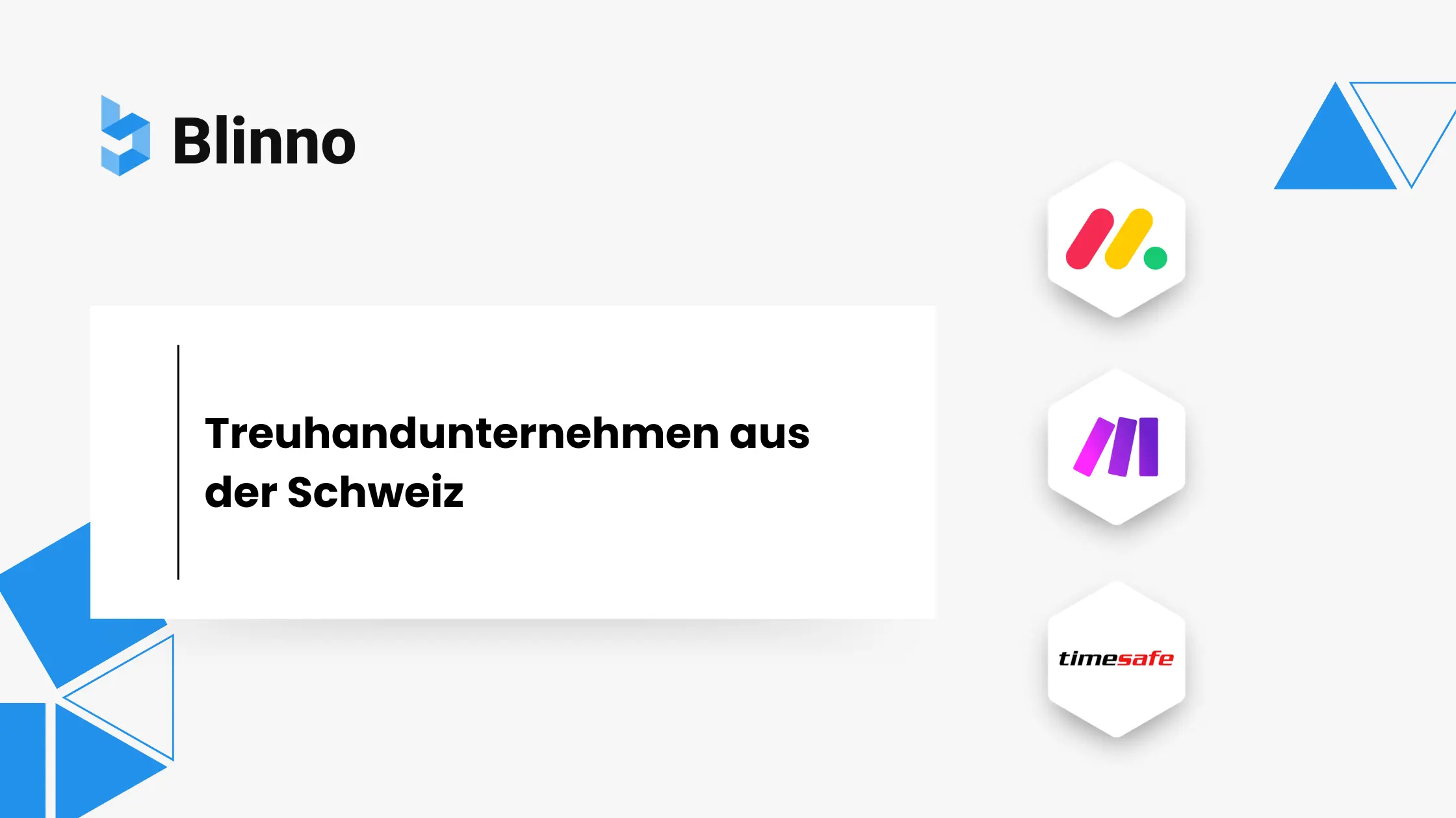 Treuhandunternehmen Referenzthumbnail Blinno Kunden
