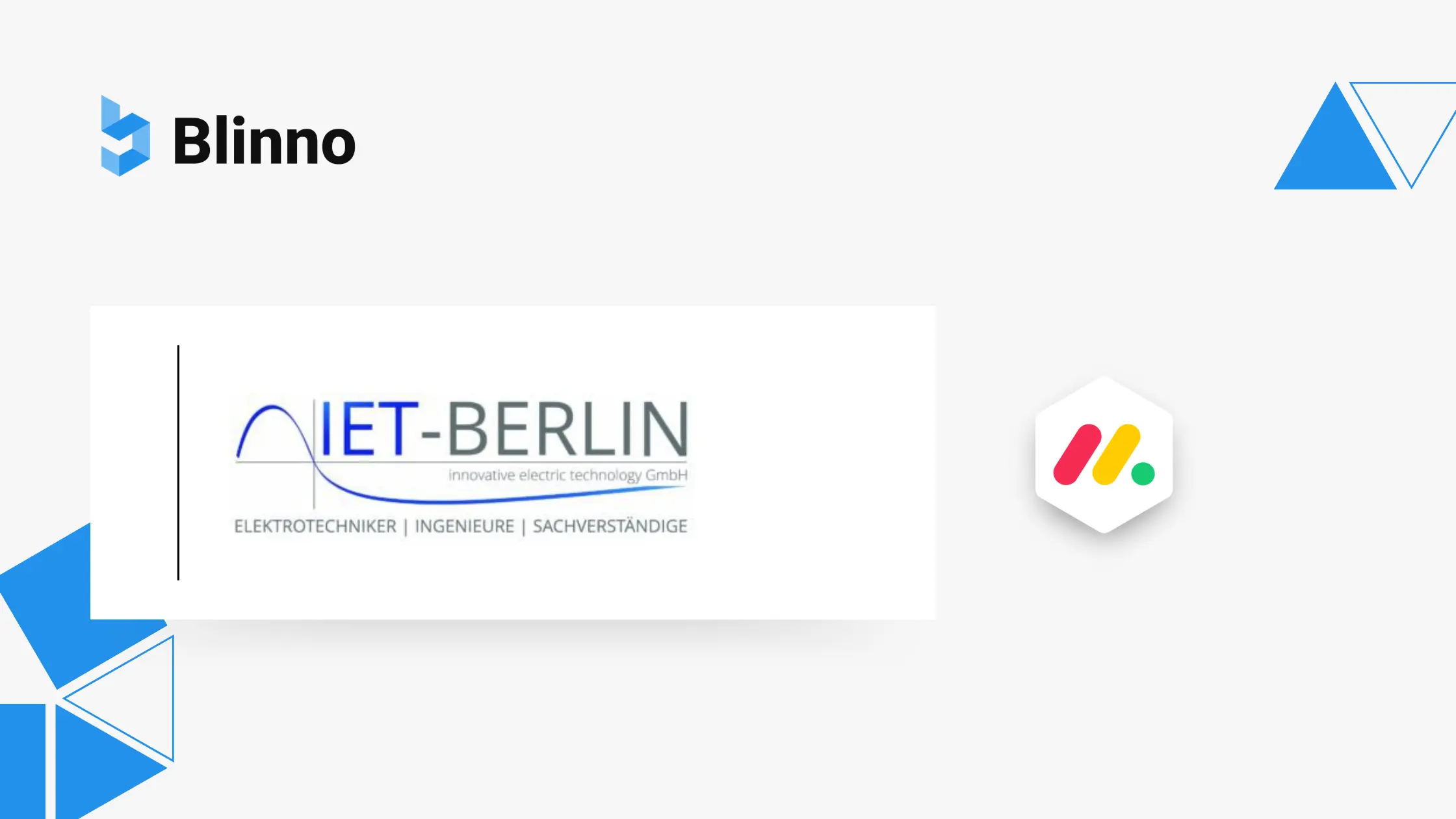 IET Berlin GmbH Referenz der Blinno