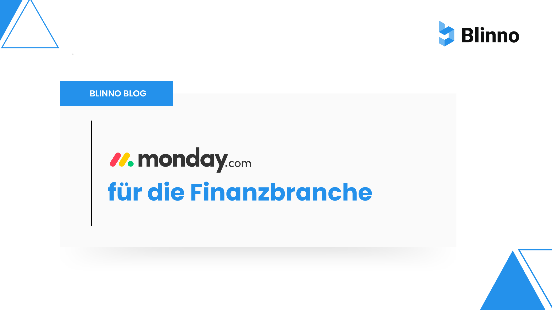 Blinno Blog Thumbnail monday.com in der Finanzbranche