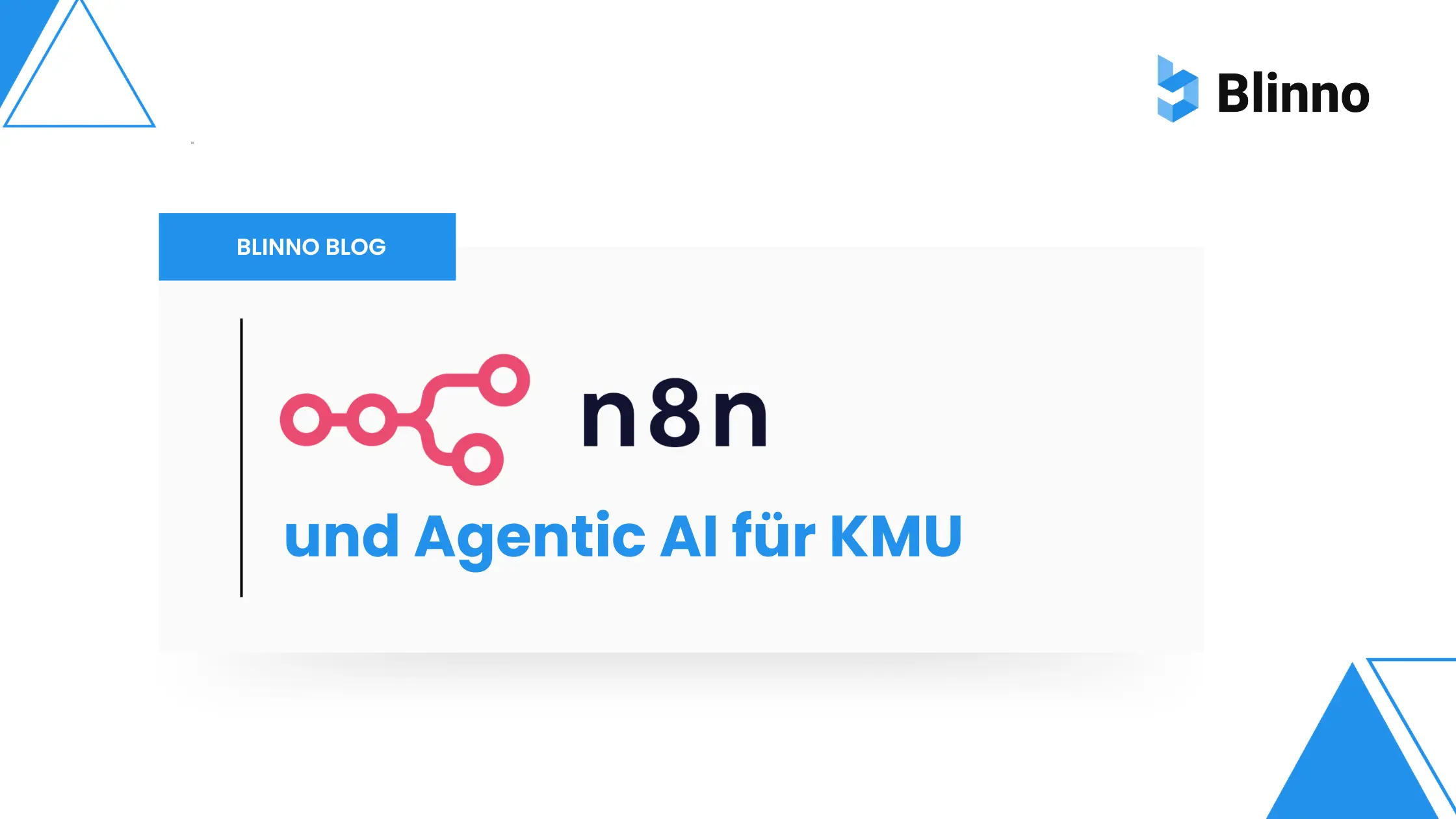 Agentic AI mit n8n Thumbnail Blinno Blog