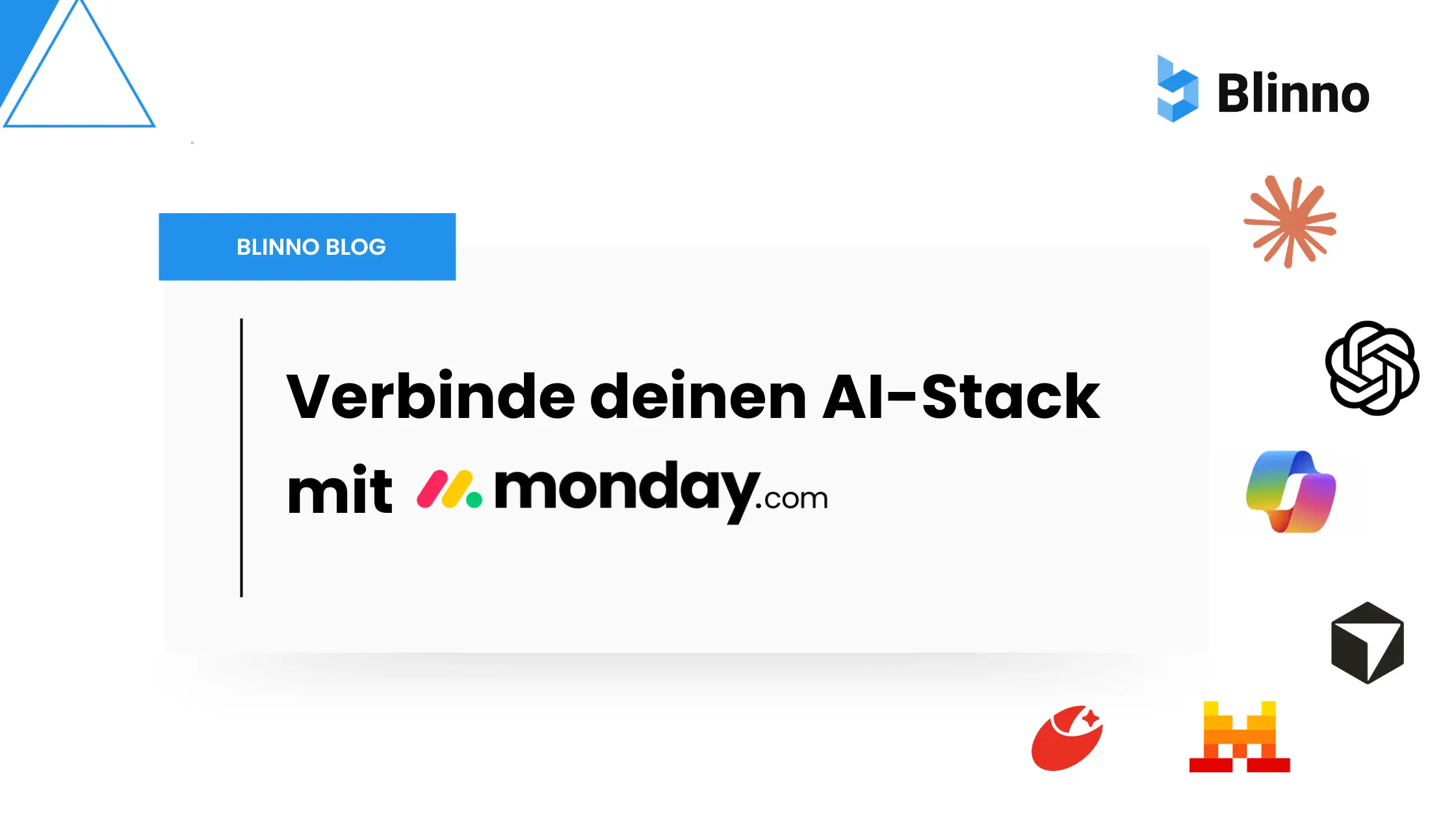 monday.com mit dem AI Stack verbinden Blinno Blog Thumnail