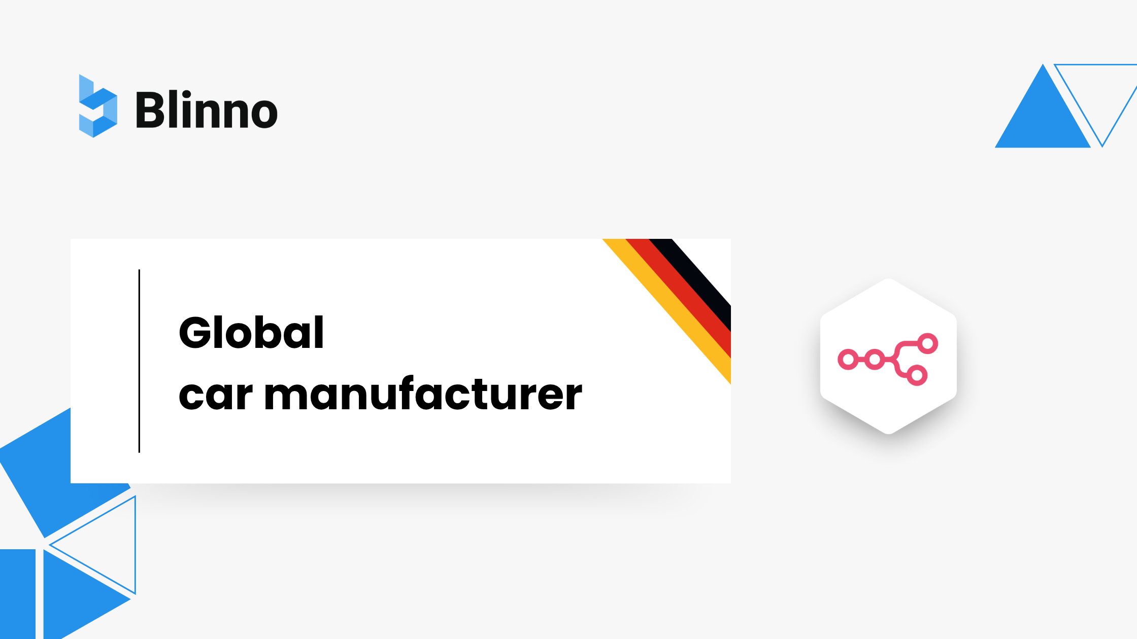 Automotive company Blinno reference