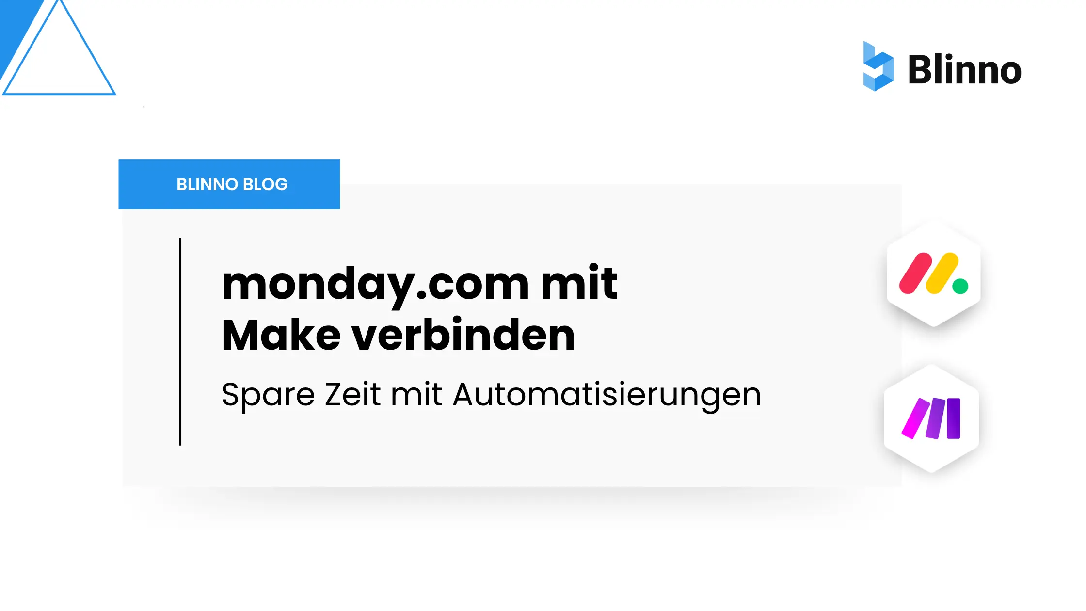 monday.com mit Make verbinden Blinno Blog Thumbnail