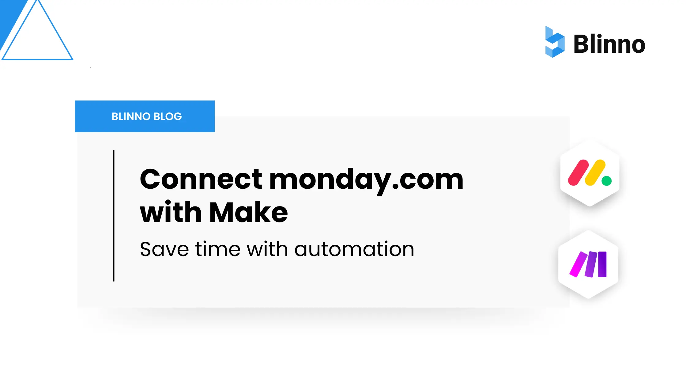 Connecting monday.com with Make Blinno Blog Thumbnail