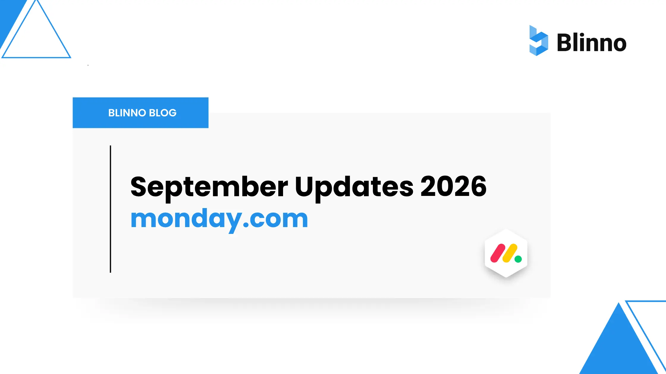 monday.com Updates September 2026 Thumbnail Blinno Blog