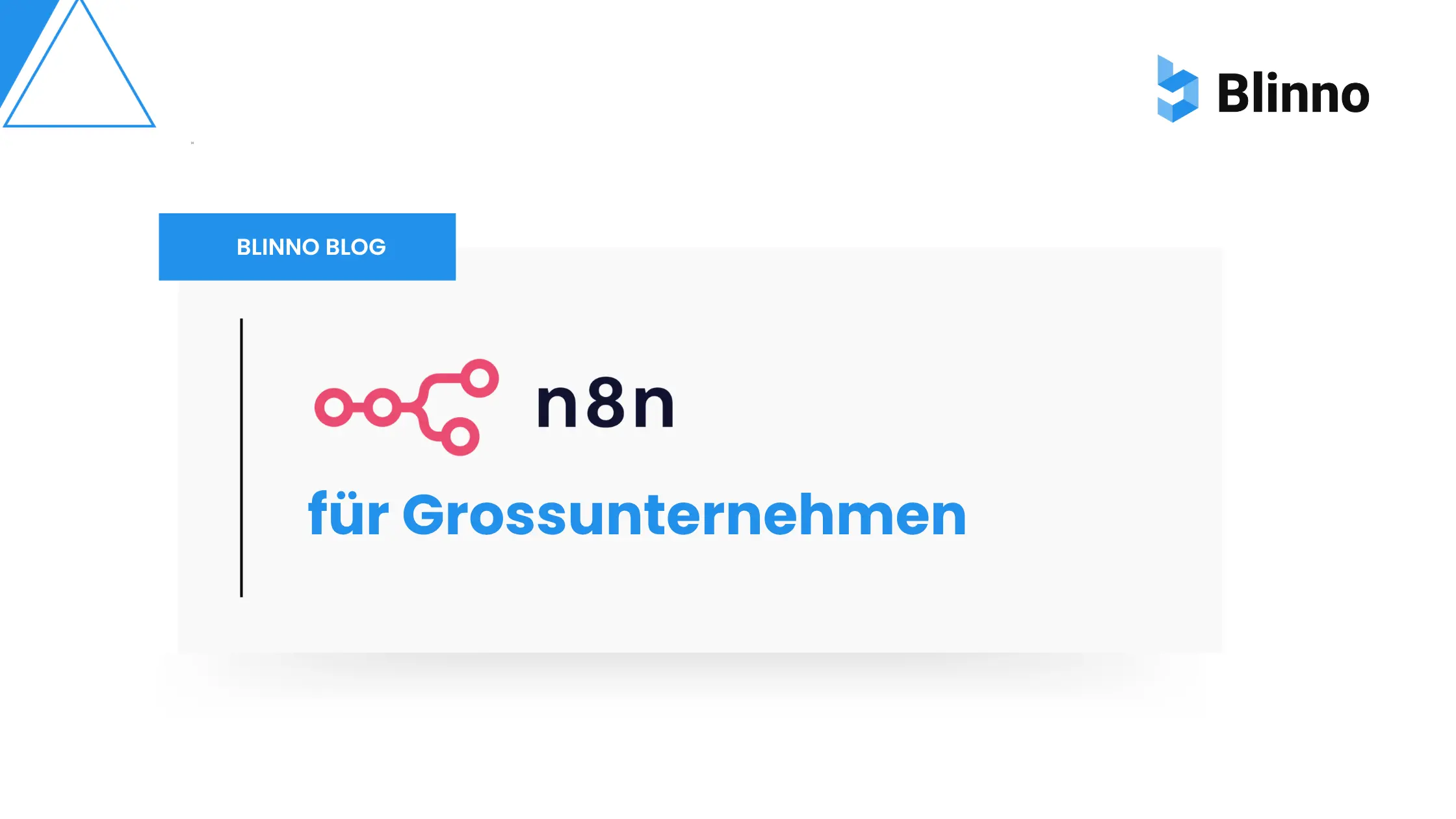 n8n Governance im Konzern Blinno Blog Thumbnail