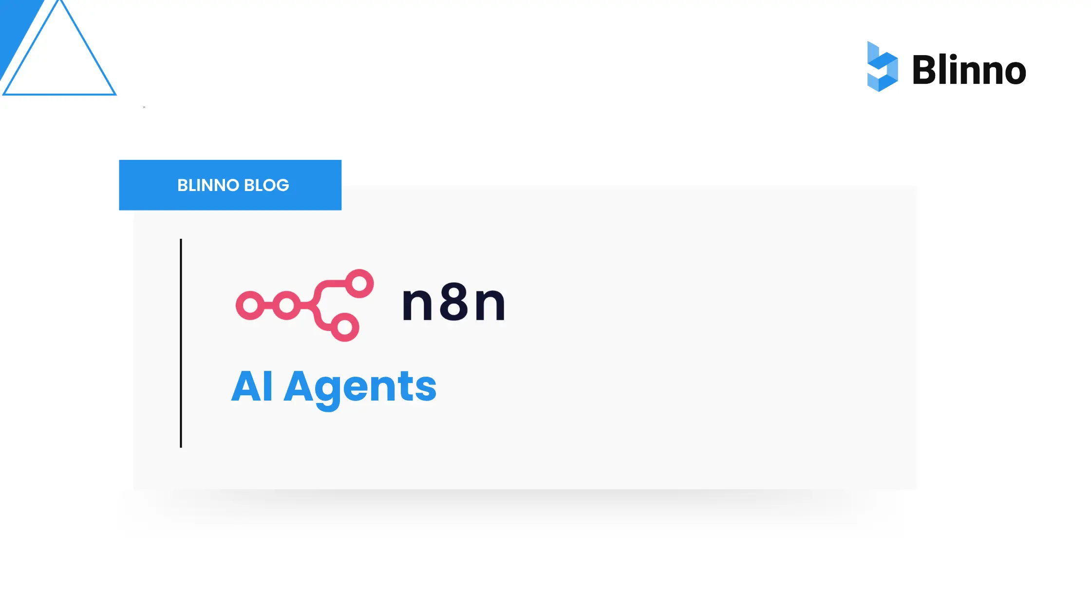 n8n AI Agent bauen Blinno Blog Thumbnail