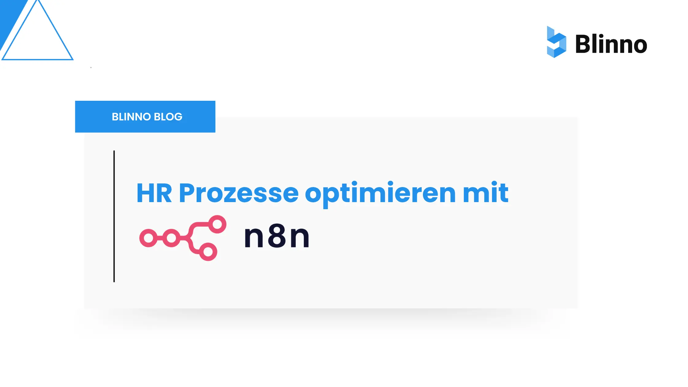 HR-Prozesse mit n8n automatisieren Blinno Blog Thumbnail