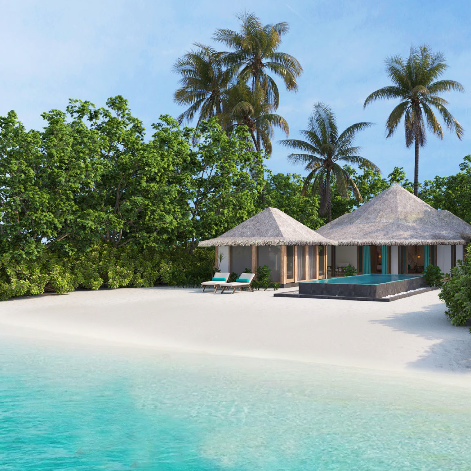 One of Kihaa Luxury Villas