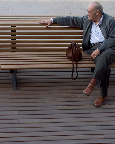 wood bench