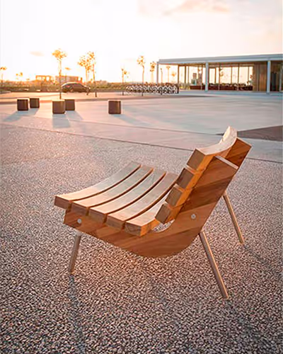 wood seat