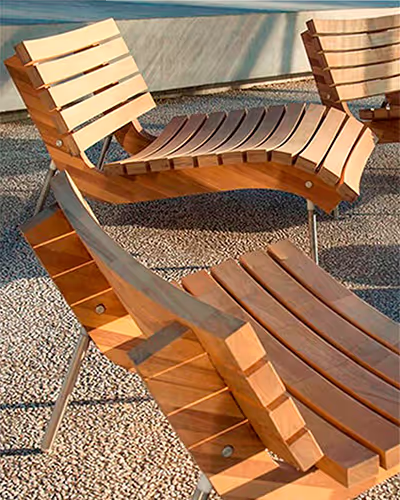 wood seat