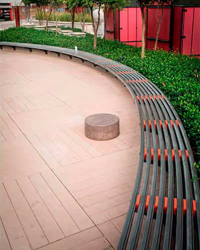 wood bench