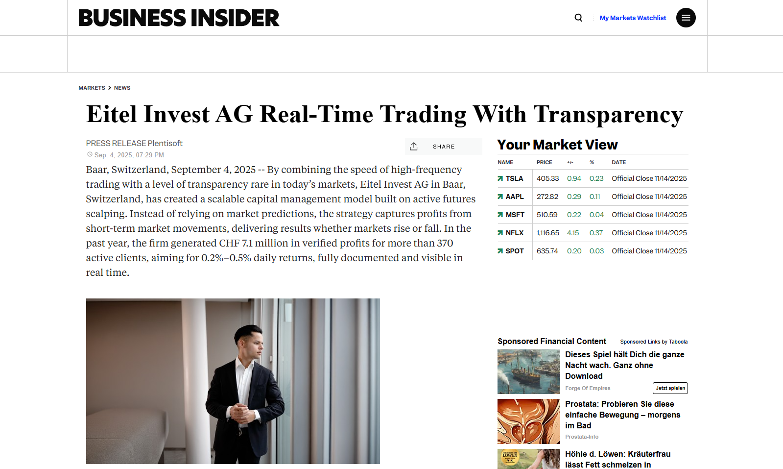 Business Insider Artikel Vorschau