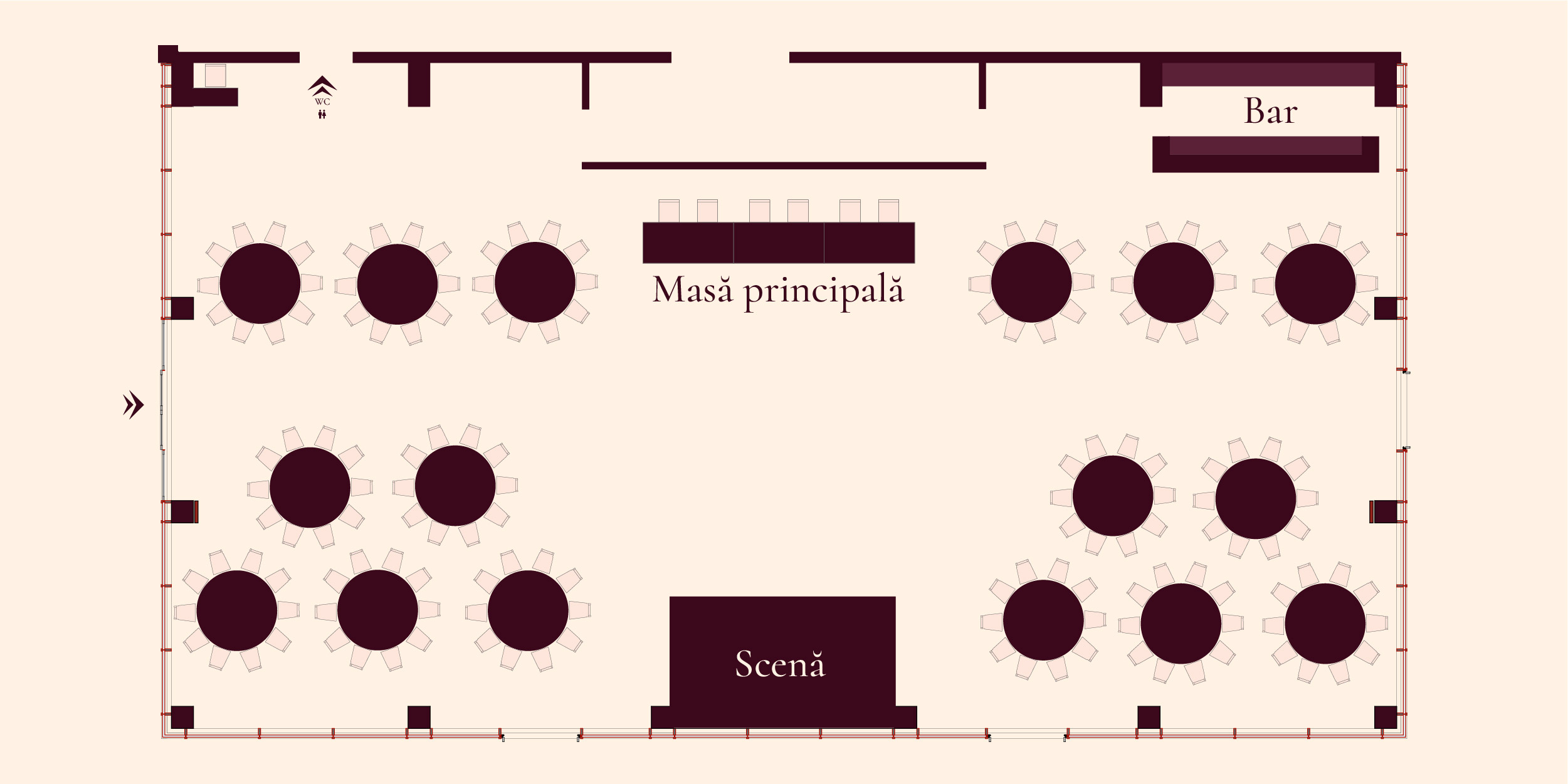 Solara Hall layout