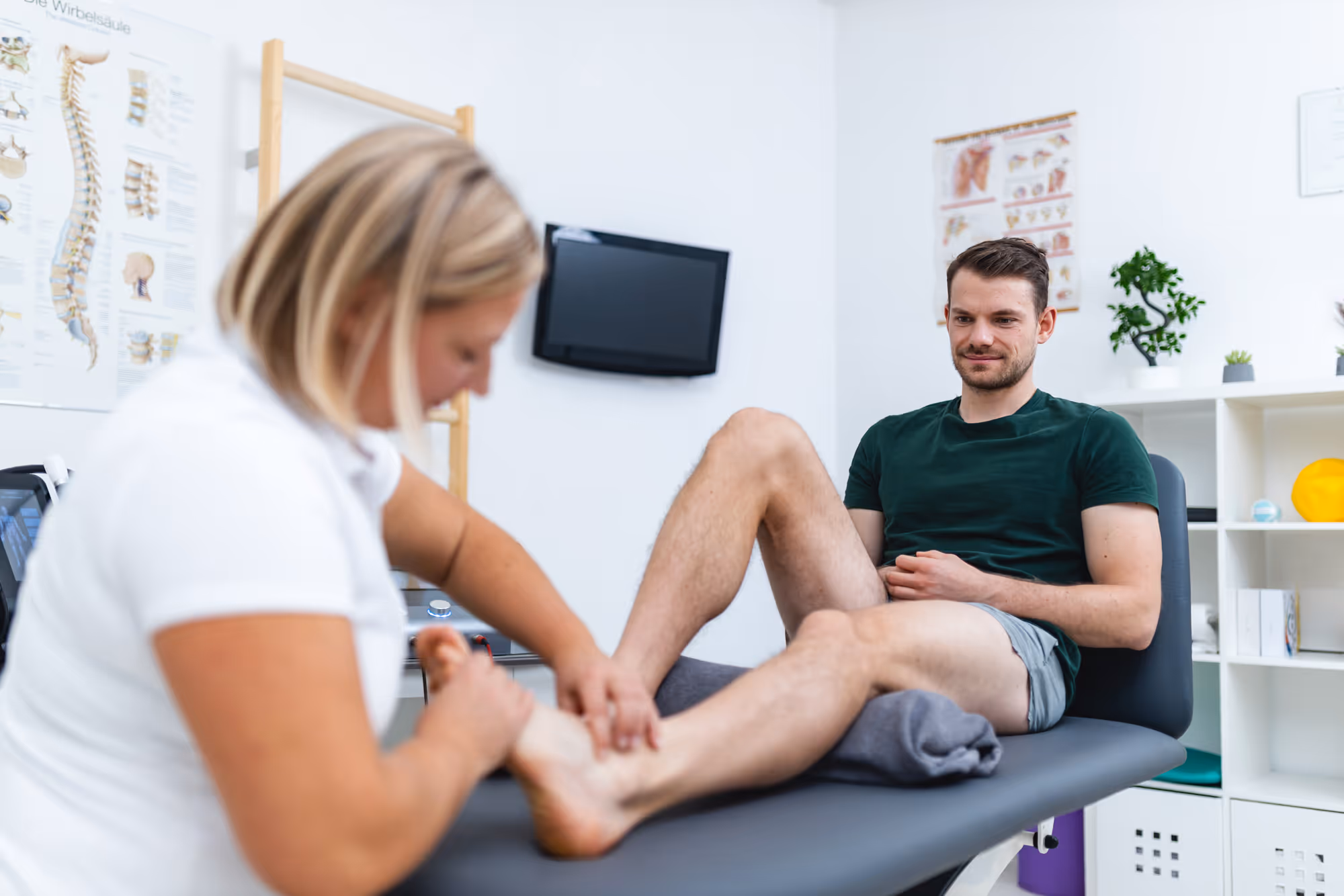 Physiotherapie bei Arthrose im Fuß