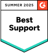 G2 Award - Best Support - Summer 2025