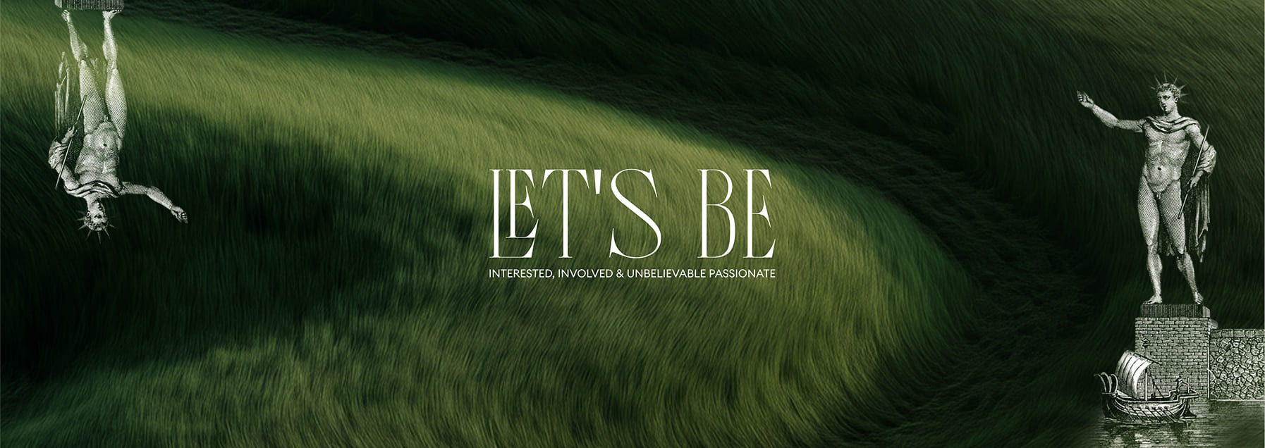 two young men are laughing