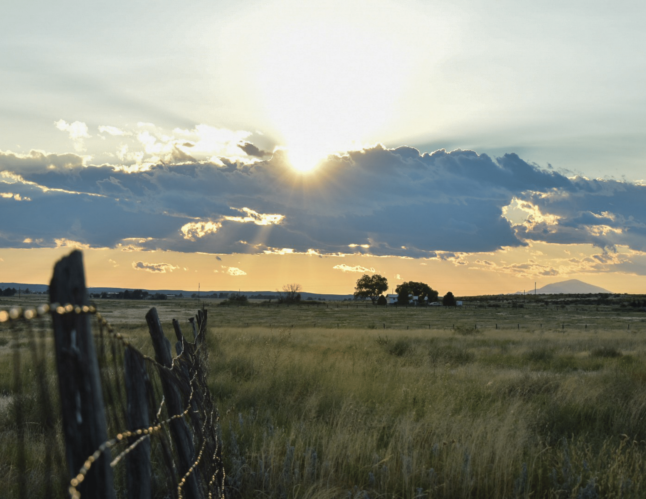 surrounding area sunset