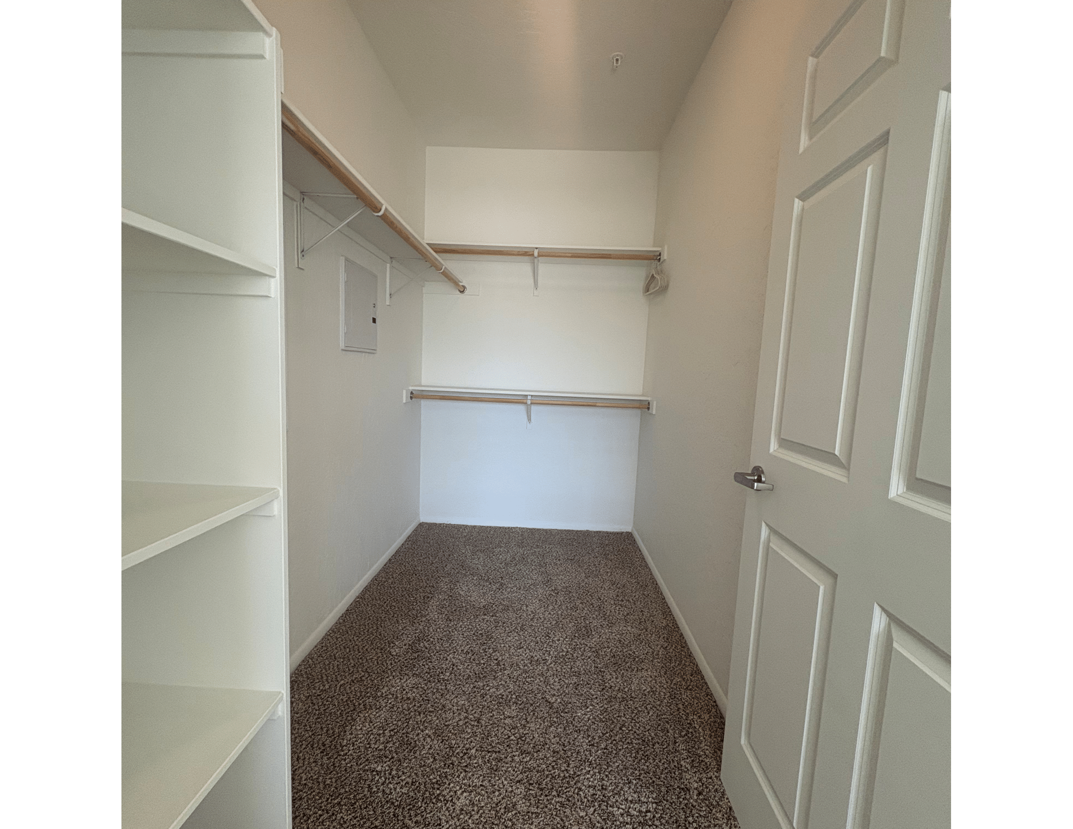 empty walk in closet