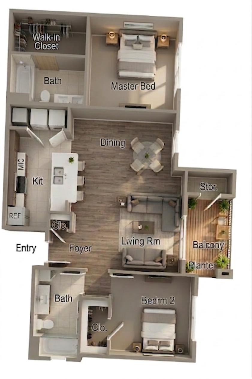  C1 floor plan layout 