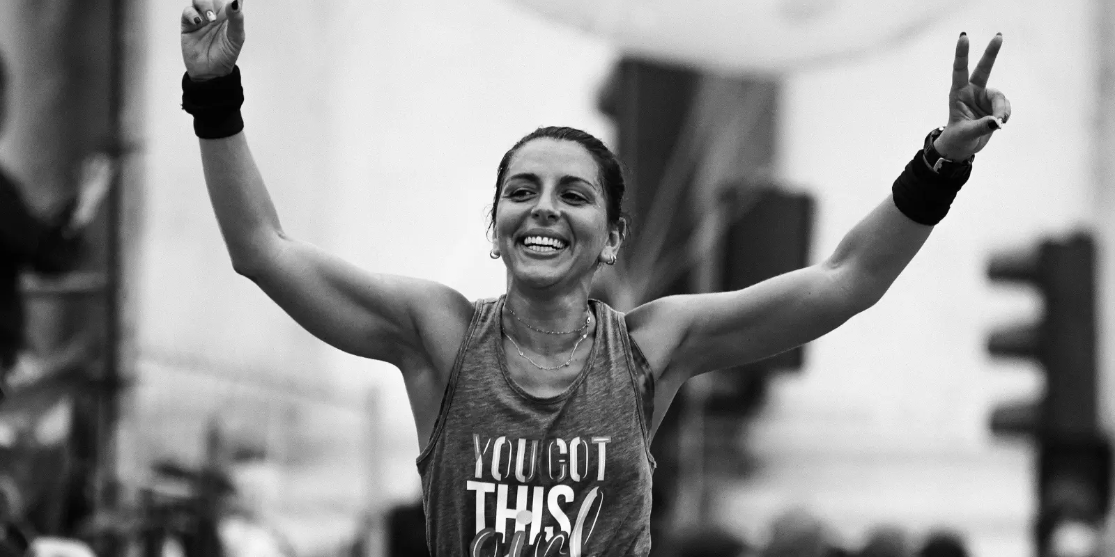 marathon, racing, running, smiling, woman, happy, bib number, race, 