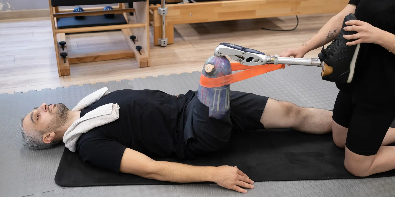 strength training with rubber band, handicapped, trainingstherapie, CEP, 