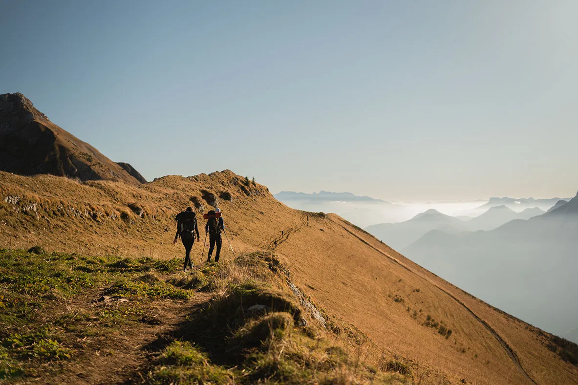 Des paysages somptueux lors de notre randonnée dans le massif des Bauges