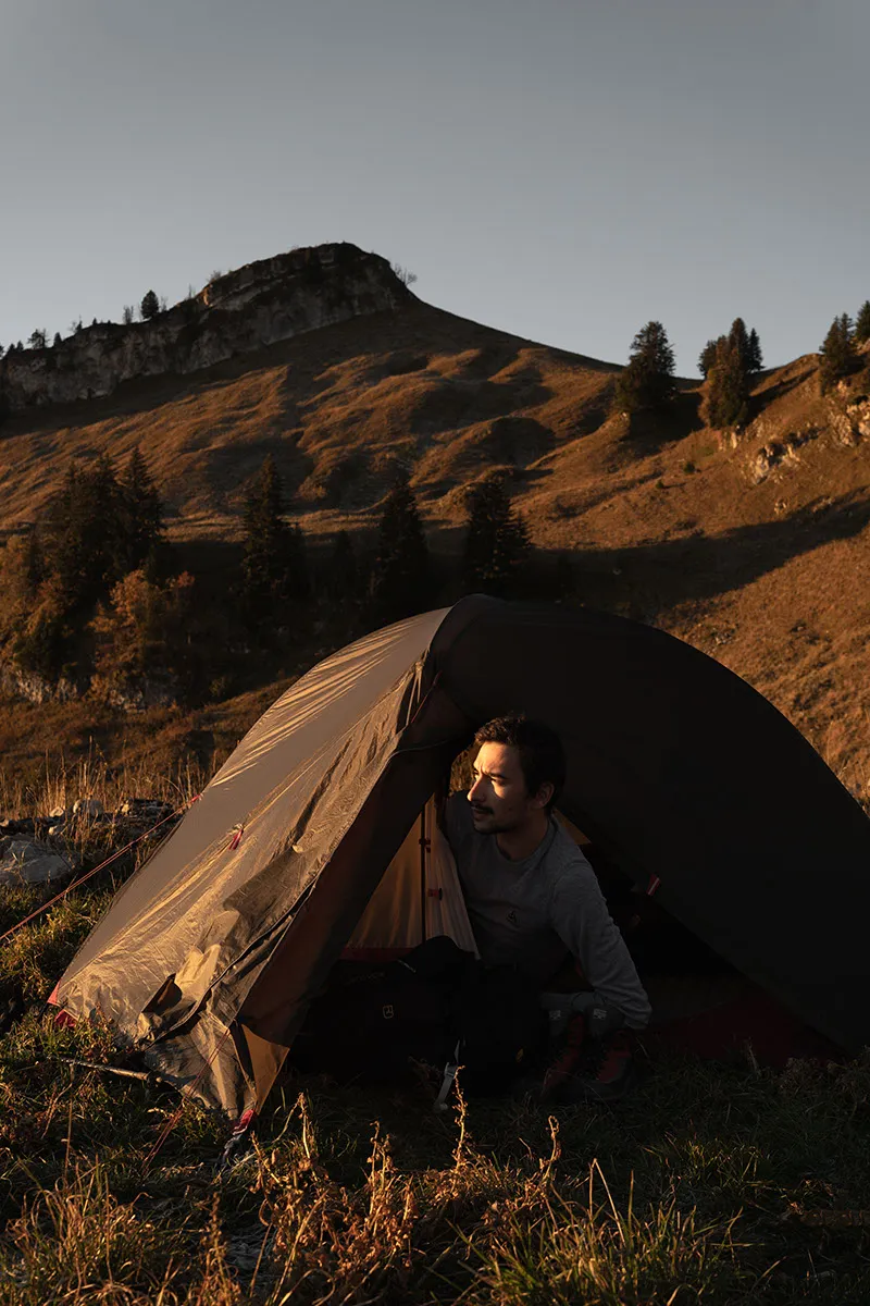 Réveil après une bonne journée de randonnée dans le massif des Bauges