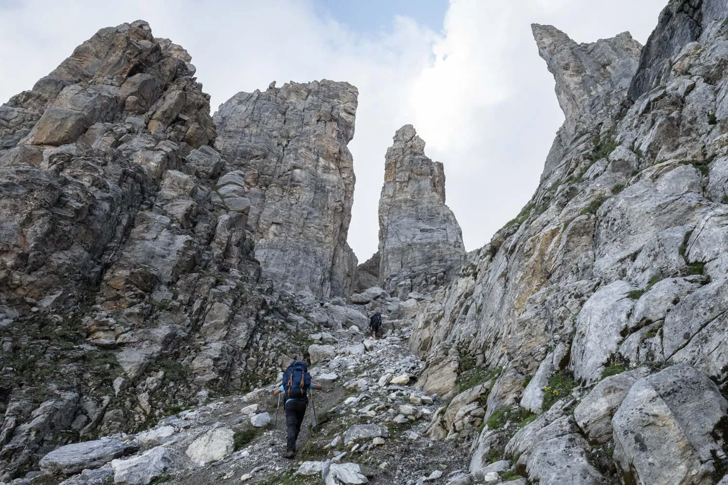 La Brèche Portetta dans la vallée des Avals