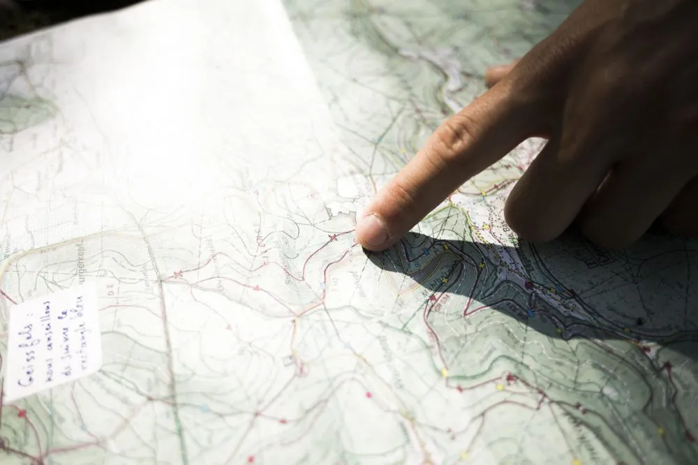 Carte IGN utilisé pour cette rando dans les Vosges.