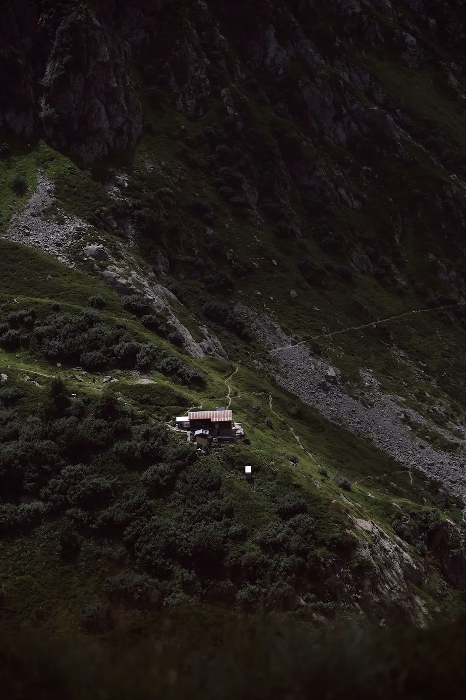 Un refuge dans le parc national des Ecrins