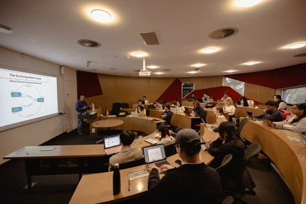 UWA hybrid teaching rooms with Teams and video cameras
