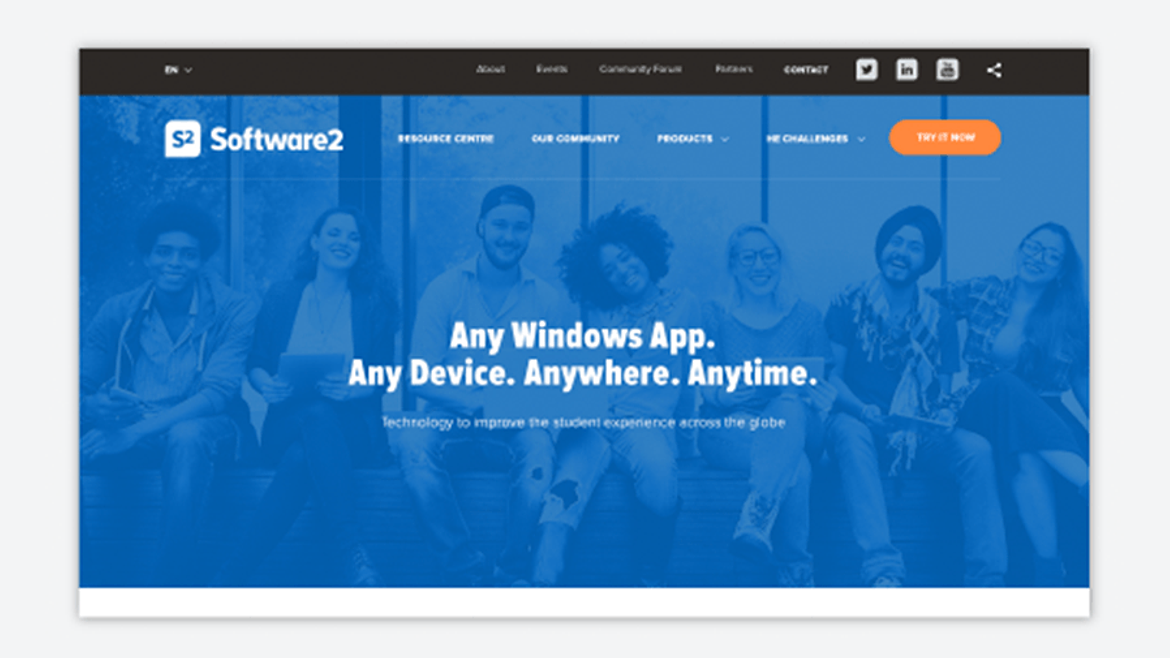 AppsAnywhere.com legacy home page