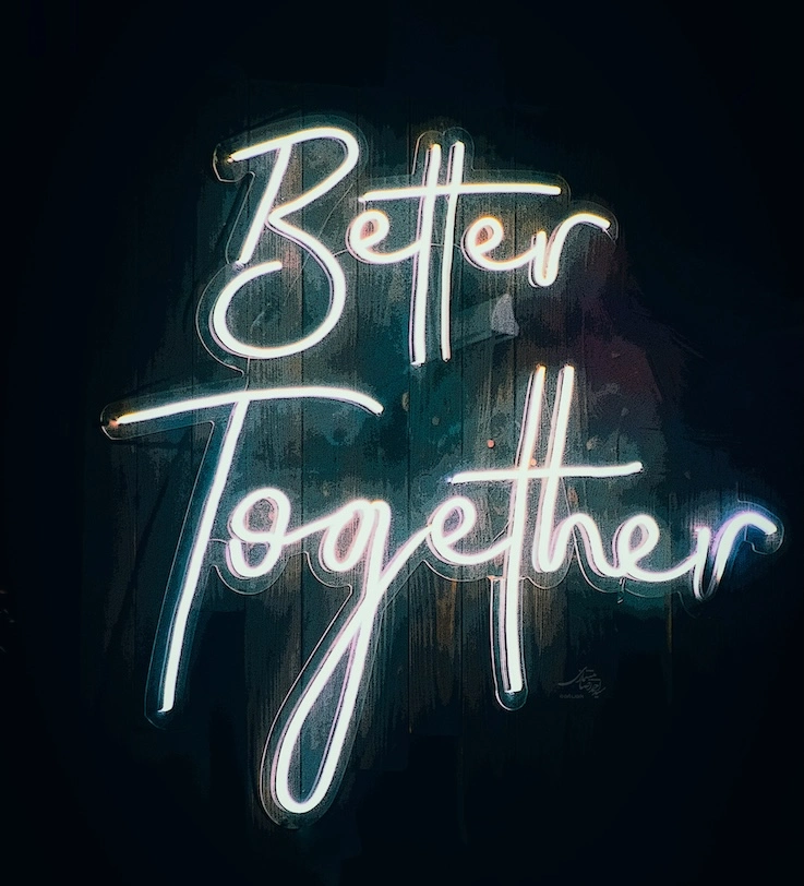 Better together neon light