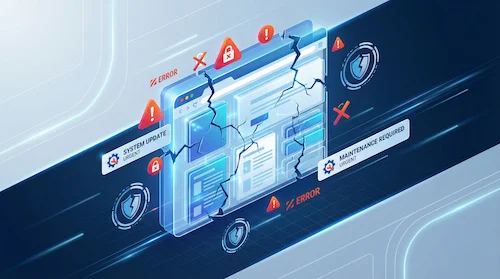 Waarom website hosting zonder onderhoud in 2025–2026 niet meer verantwoord is