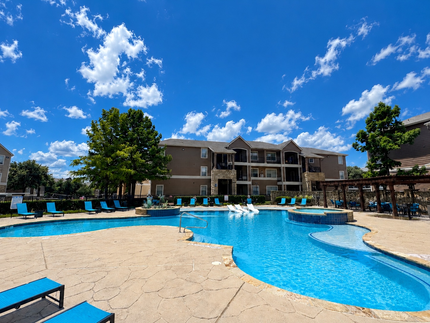 full swimming pool