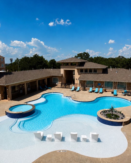 swimming pool and cabana