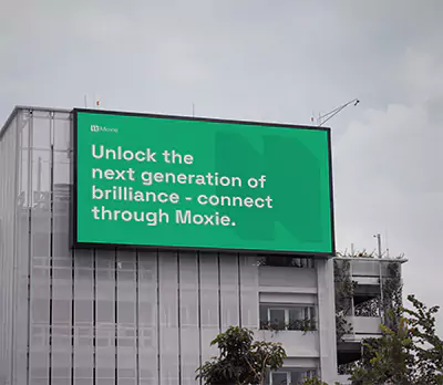 En grön anslagstavla.